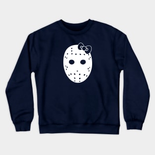 Fem Hockey Mask Horror Girly Murderer Crewneck Sweatshirt